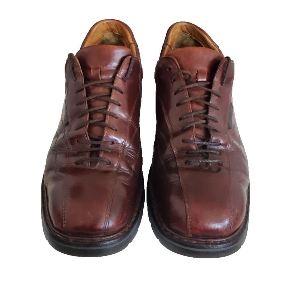 MEPHISTO Abel Air Relax Goodyear Welt Shoes Men's Size 10 Light Derby Brown $450